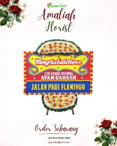 Bunga Papan Congratulation di Tleter